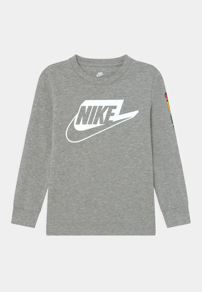 Nike Sportswear FUTURA CLUB UNISEX - Long Sleeved Top - Grey Heather