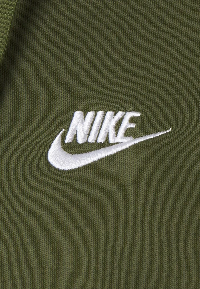 Nike Sportswear CLUB HOODIE - Zip-up Sweatshirt - Rough Green/white - Image 3