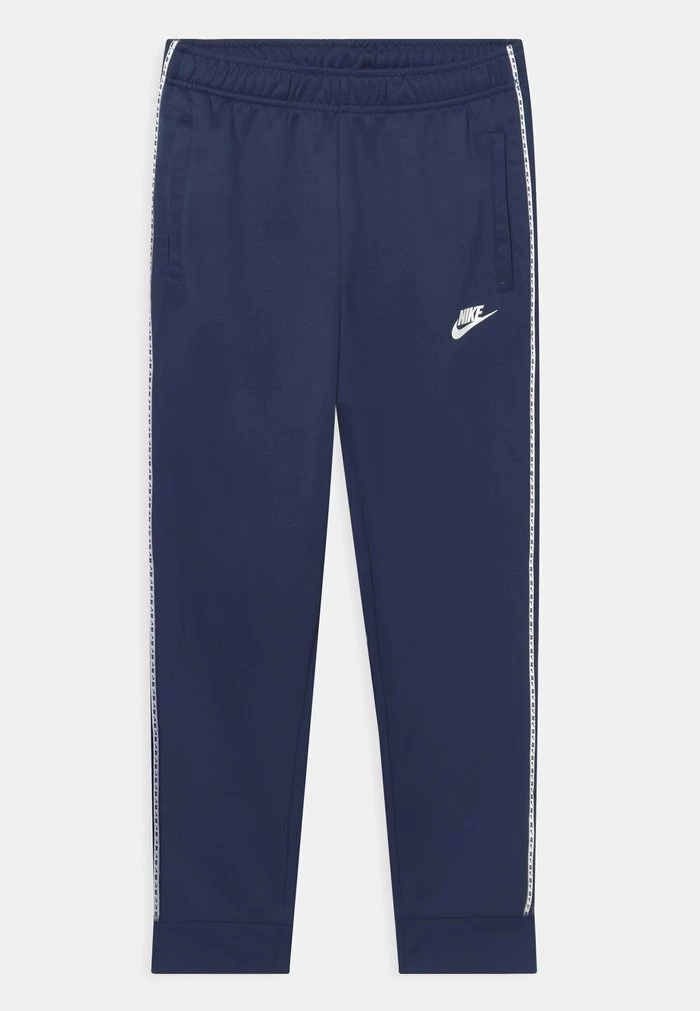 Nike Sportswear REPEAT - Tracksuit Bottoms - Midnight Navy/white