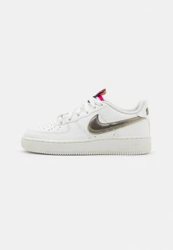 Nike Sportswear AIR FORCE 1 LV8 - Trainers - Off Noir/metallic Pewter/summit White/pink Prime