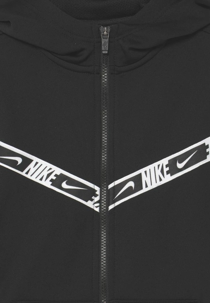 Nike Sportswear REPEAT HOODIE - Training Jacket - Black/white - Image 3