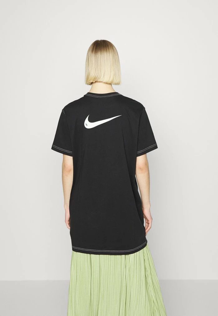 Nike Sportswear DRESS - Jersey Dress - Black/white - Image 5