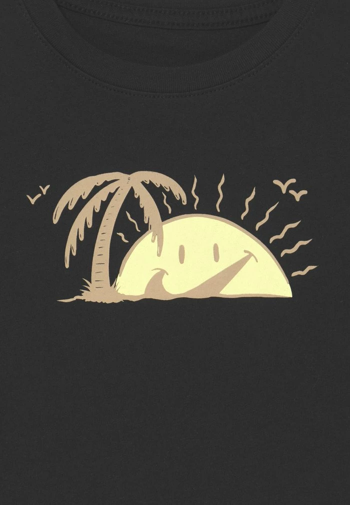 Nike Sportswear TEE SUN CROP - Print T-shirt - Black - Image 3