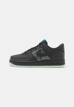 Nike Sportswear AIR FORCE 1 '07 - Trainers - Black/light Blue Fury
