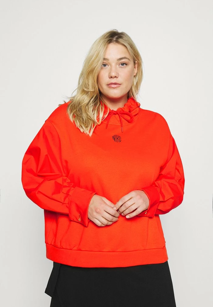 Nike Sportswear HOODIE PLUS - Hoodie - Chile Red/black