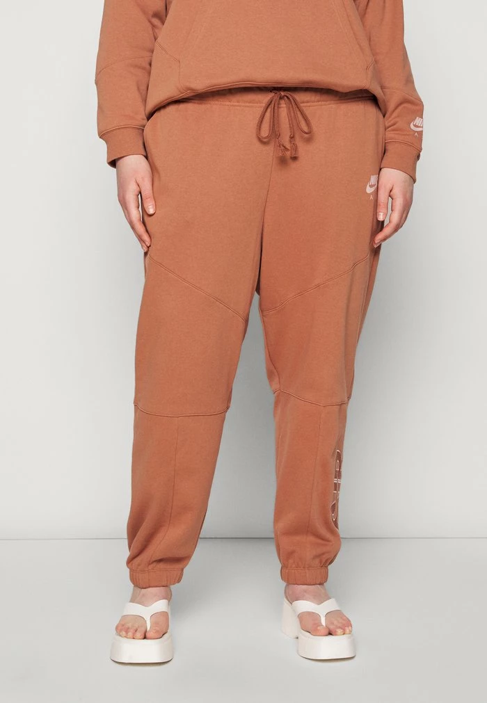 Nike Sportswear AIR PANT PLUS - Tracksuit Bottoms - Mineral Clay/red Bark/pink Oxford - Image 3
