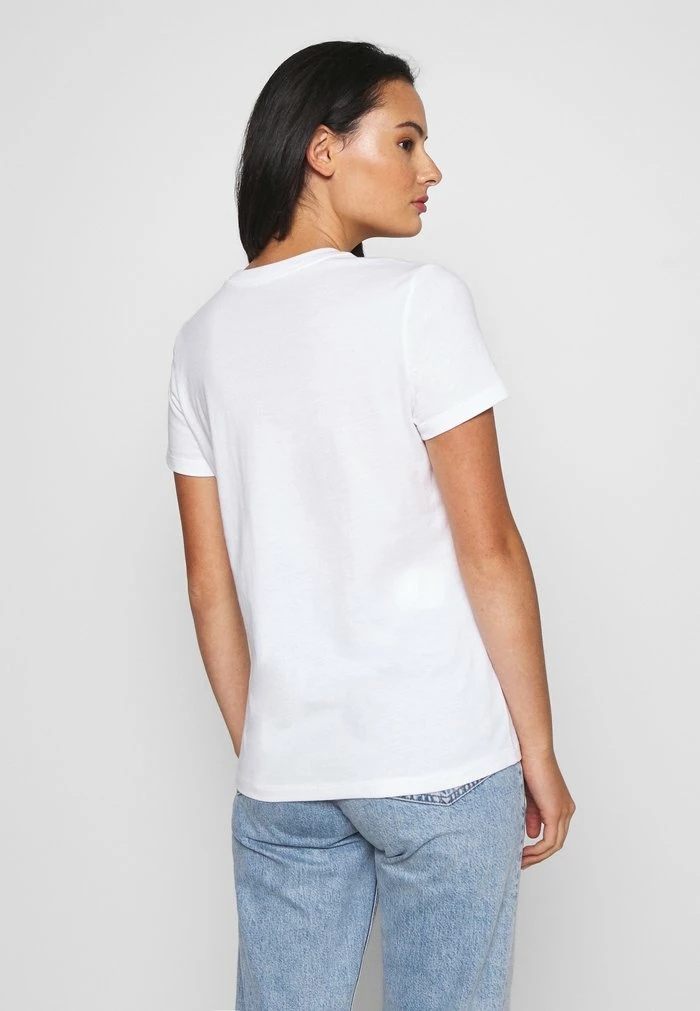 Nike Sportswear ESSNTL CREW LBR - Basic T-shirt - White/black - Image 3