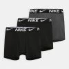 Nike Sportswear ESSENTIAL MICRO 3PACK - Pants - Black/grey