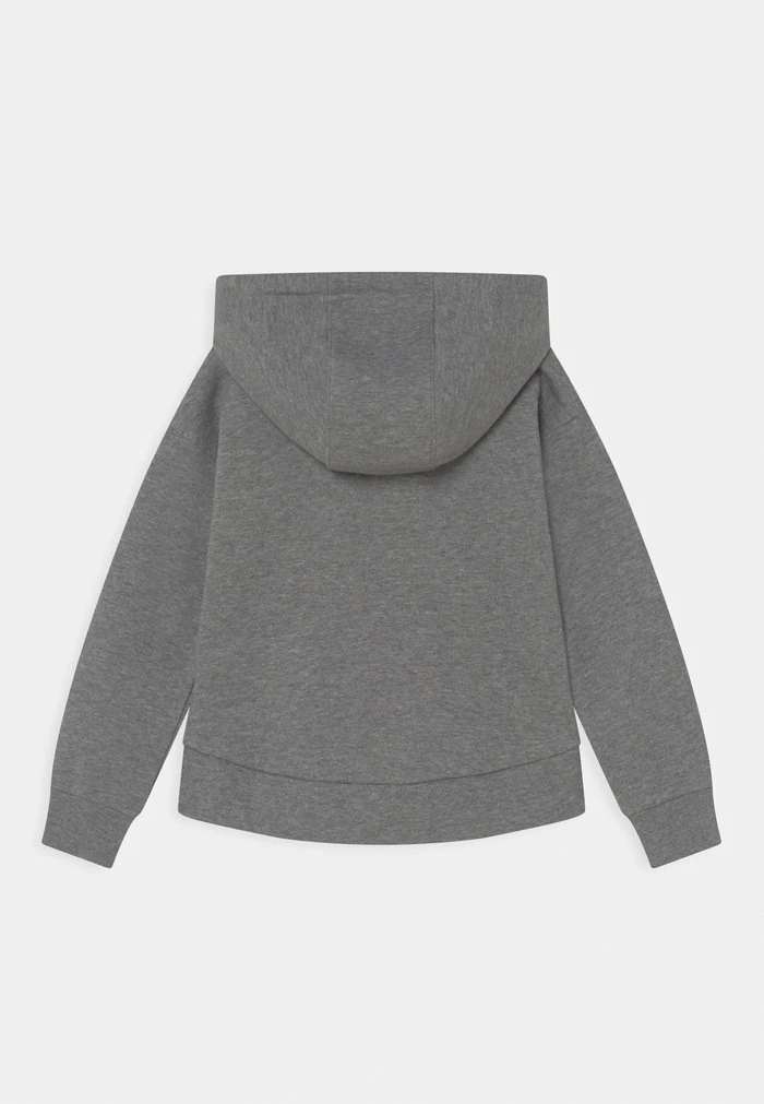 Nike Sportswear CLUB HIGH LOW HOODIE - Zip-up Sweatshirt - Grey Heather - Image 2