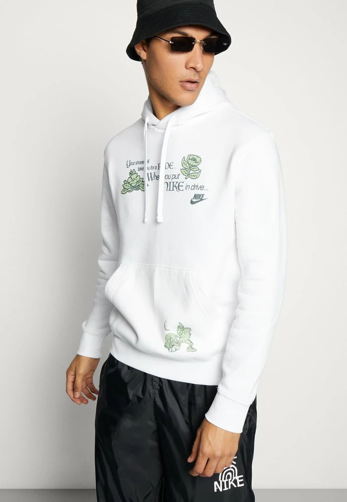 Nike Sportswear HOODIE OPEN CONCEPT - Sweatshirt - White - Image 4
