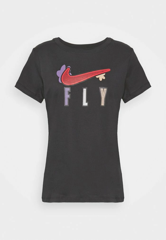 Nike Sportswear FLY - Print T-shirt - Black - Image 2