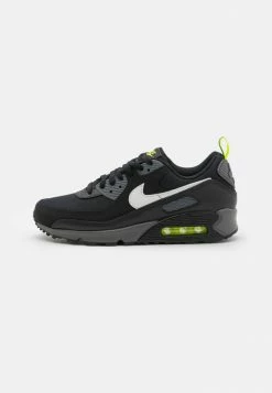 Nike Sportswear AIR MAX 90 WT UNISEX - Trainers - Black/white/volt/iron Grey