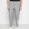 Nike Sportswear FUTURA PLUS - Leggings - Trousers - Dark Grey Heather/white