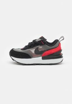 Nike Sportswear WAFFLE ONE - Trainers - Flat Pewter/black/siren Red/photon Dust