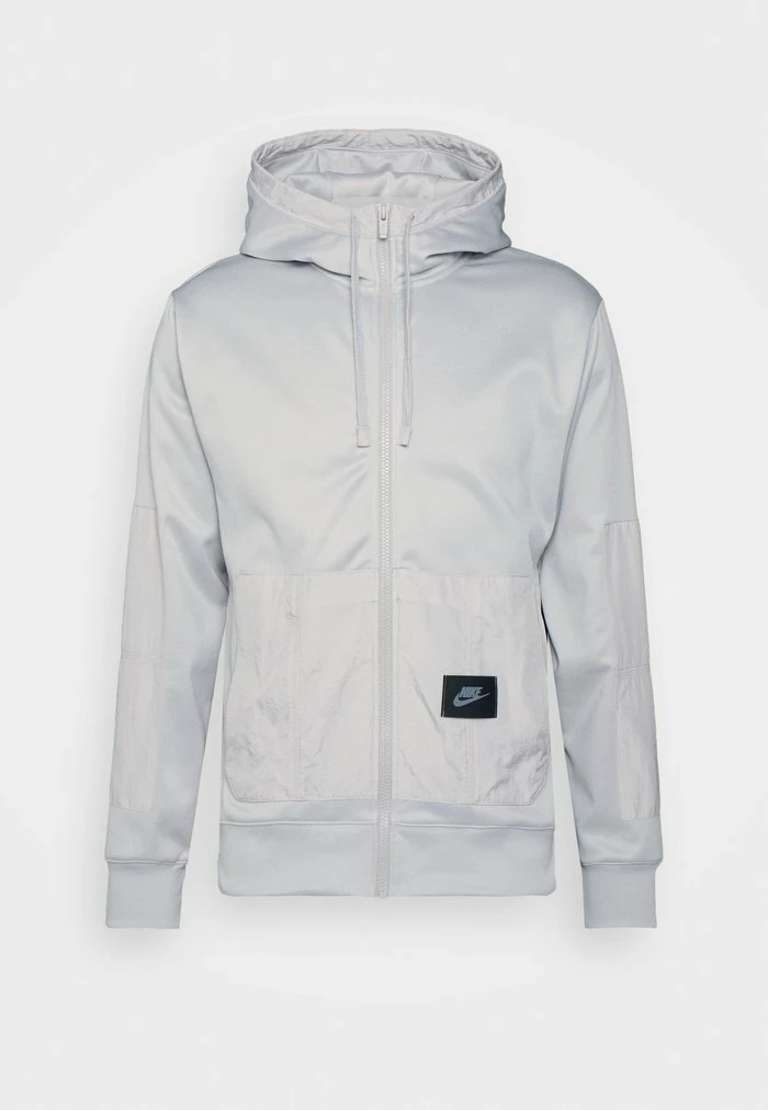 Nike Sportswear HOODIE - Zip-up Sweatshirt - Light Iron Ore/light Iron Ore/black - Image 4