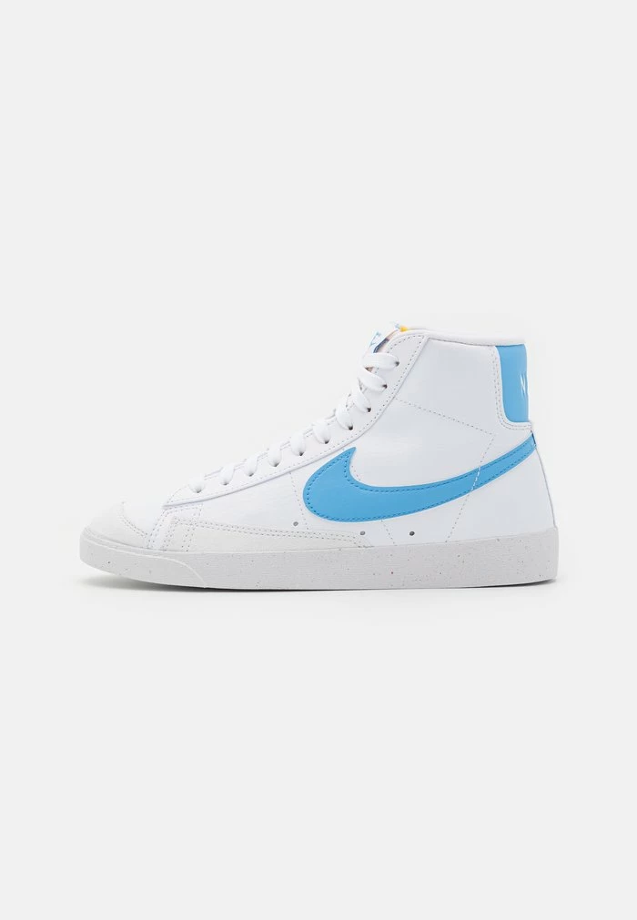 Nike Sportswear BLAZER MID '77 NEXT NATURE 2 - High-top Trainers - White/universe Blue