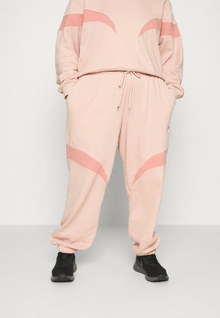 Nike Sportswear AIR PLUS - Tracksuit Bottoms - Pink Oxford/rust Pink/white