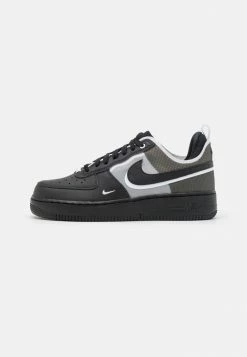 Nike Sportswear AIR FORCE 1 REACT UNISEX - Trainers - Black/white