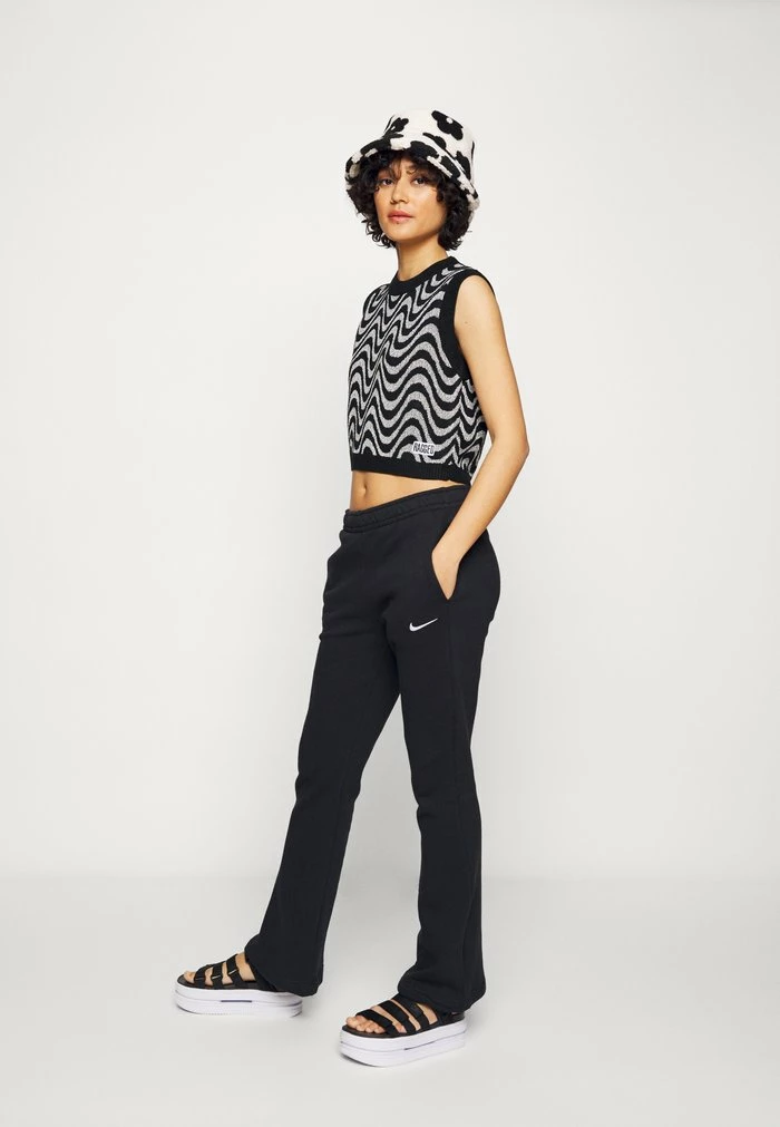 Nike Sportswear FLARED PANT - Tracksuit Bottoms - Black - Image 6