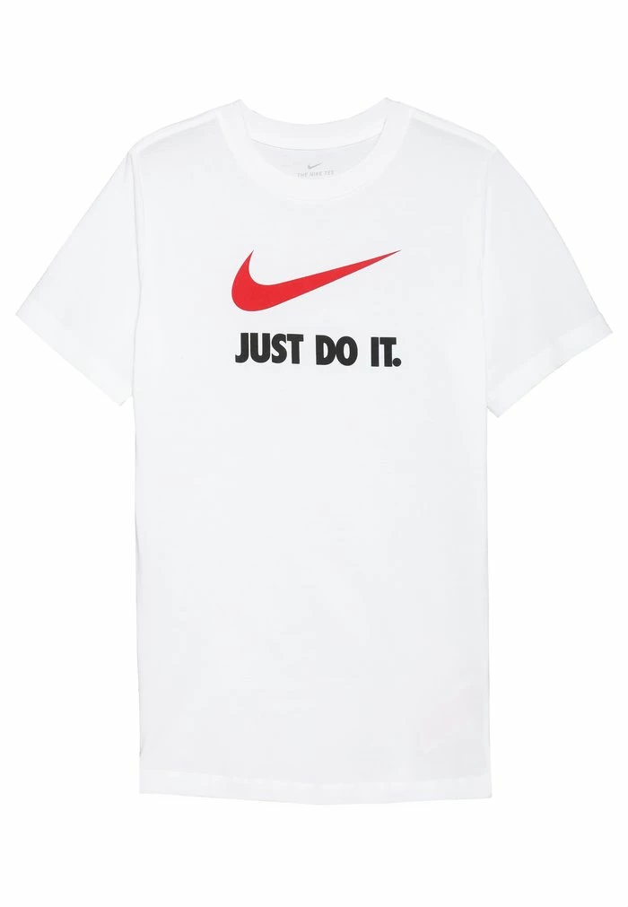 Nike Sportswear B NSW TEE JDI UNISEX - Print T-shirt - White/university Red - Image 3
