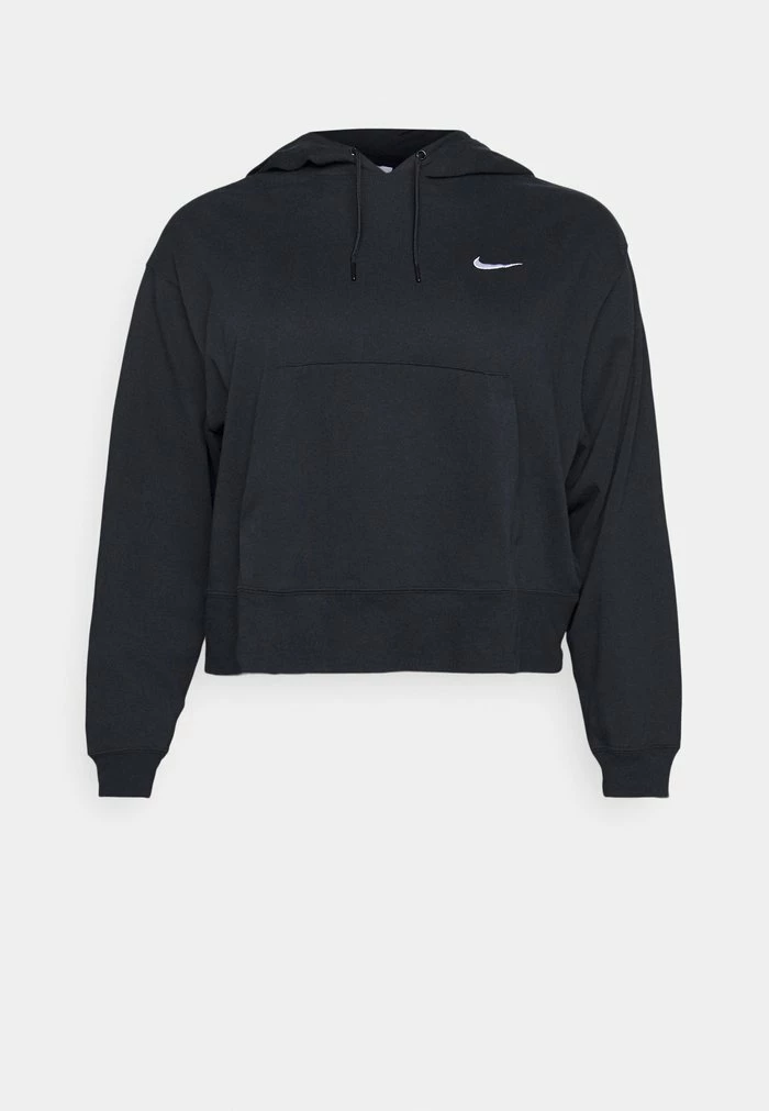 Nike Sportswear NSW HOODIE PLUS - Sweatshirt - Black/white - Image 4