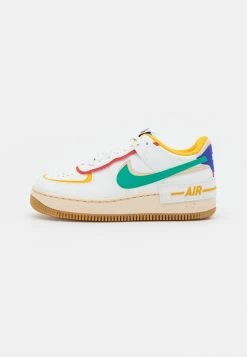 Nike Sportswear W AF1 SHADOW - Trainers - Summit White/neptune Green Yellow/ochre Lapis Cinnabar Sanddrift