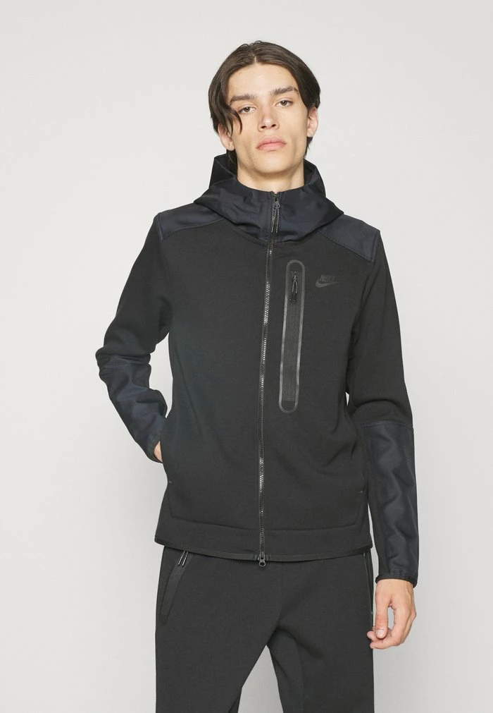 Nike Sportswear OVERLAY - Zip-up Sweatshirt - Black - Image 3