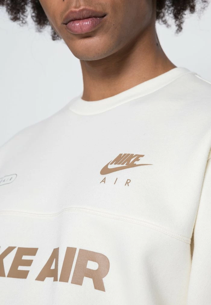 Nike Sportswear AIR CREW - Sweatshirt - Coconut Milk White - Image 5