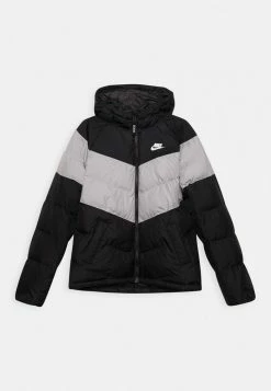 Nike Sportswear UNISEX - Winter Jacket - Black/lt Smoke Grey/white