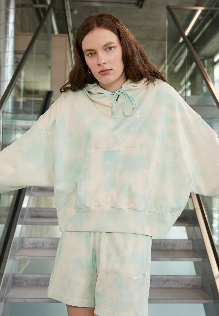 Nike Sportswear WASH HOODIE OVER SIZED - Hoodie - Mint Foam/white - Image 4