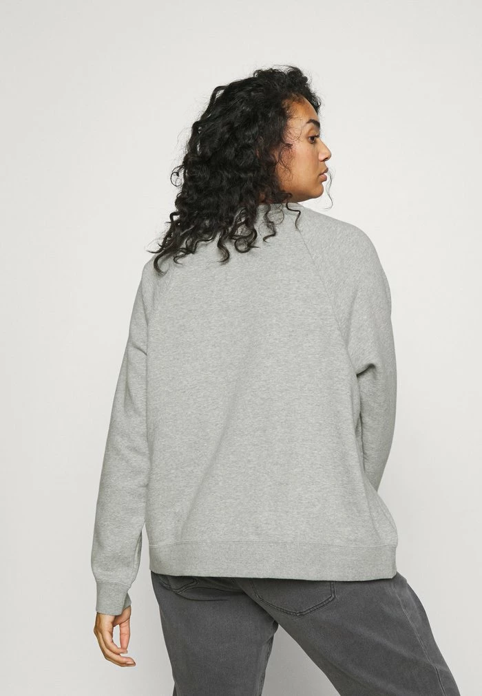 Nike Sportswear CREW - Sweatshirt - Dark Grey Heather/matte Silver - Image 3