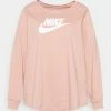 Nike Sportswear TEE PLUS - Long Sleeved Top - Rose Whisper