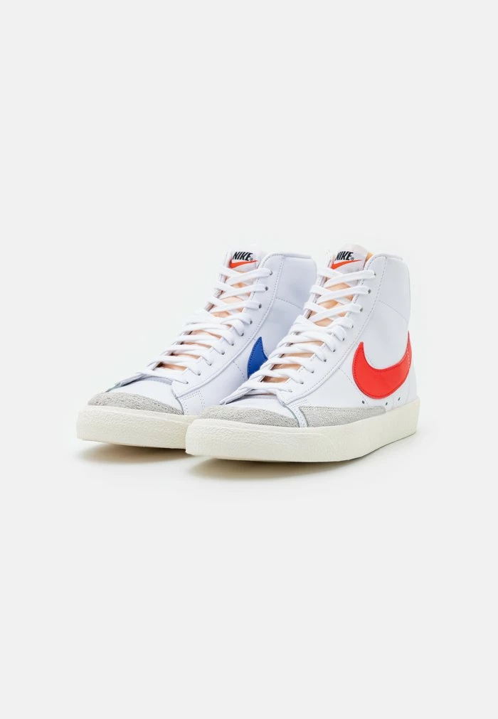 Nike Sportswear BLAZER MID 77 - High-top Trainers - White/habanero Red/medium Blue/sail/black/team Orange - Image 2