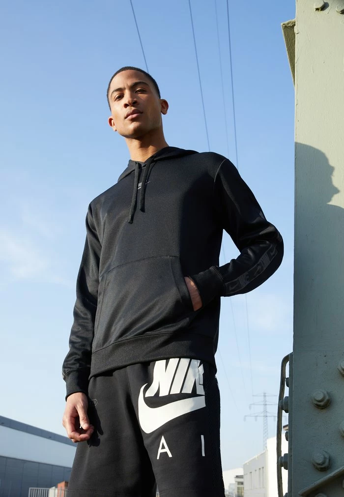 Nike Sportswear REPEAT HOODIE - Hoodie - Black