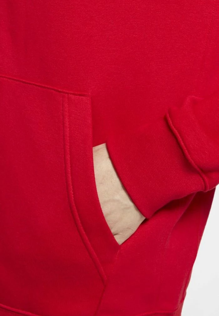 Nike Sportswear CLUB HOODIE - Zip-up Sweatshirt - Red/white - Image 6