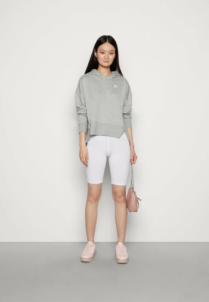 Nike Sportswear CLUB HOODIE - Sweatshirt - Grey Heather/white - Image 2