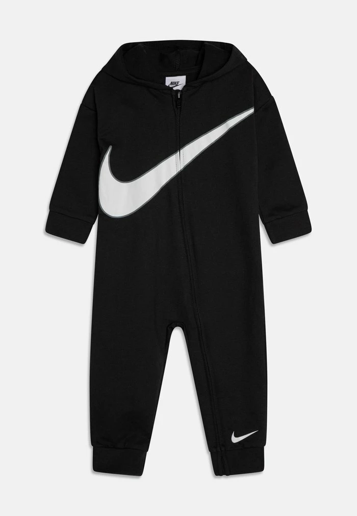 Nike Sportswear ESSENTIALS HOODED COVERALL UNISEX - Jumpsuit - Black