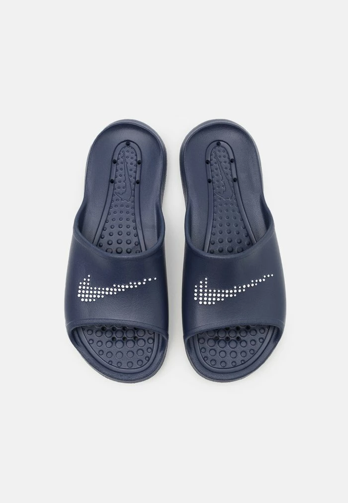 Nike Sportswear VICTORI ONE SHOWER SLIDE - Pool Slides - Midnight Navy/white - Image 4