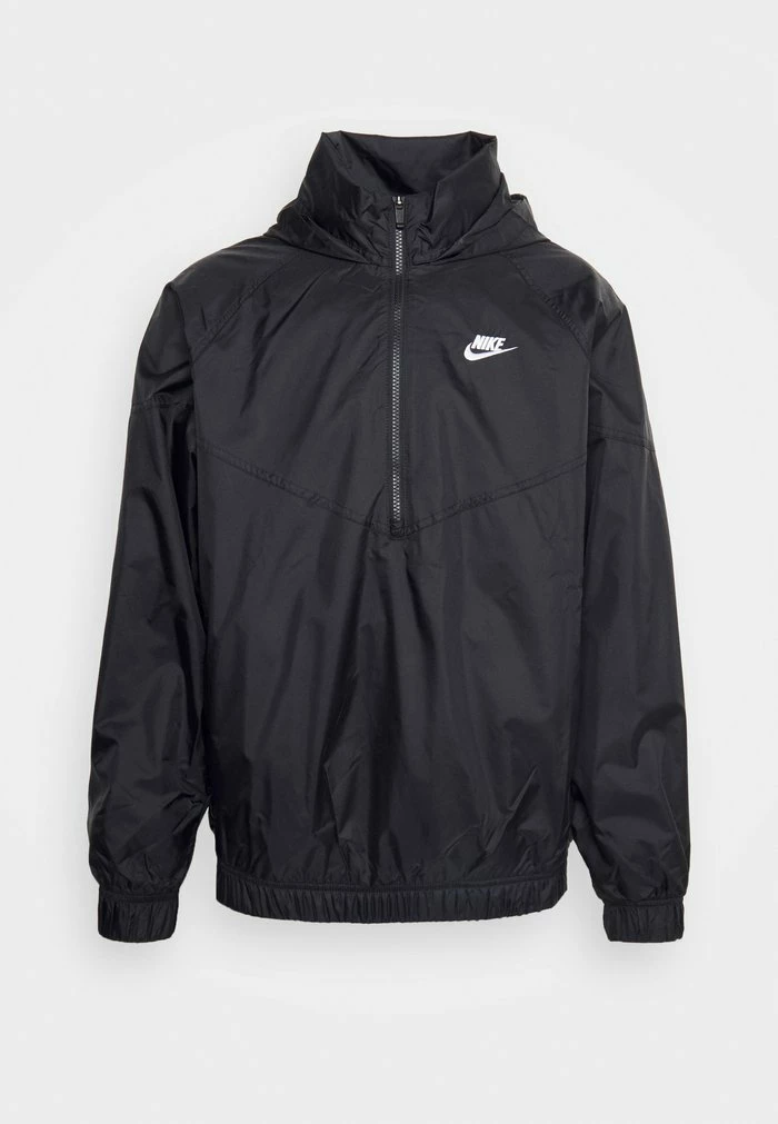 Nike Sportswear CLUB TRACK - Windbreaker - Black/white - Image 7