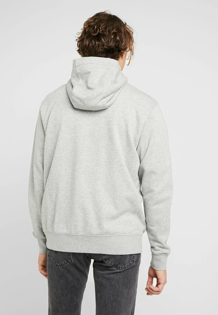 Nike Sportswear M NSW CLUB - Zip-up Sweatshirt - Grey Heather/matte Silver/white - Image 3