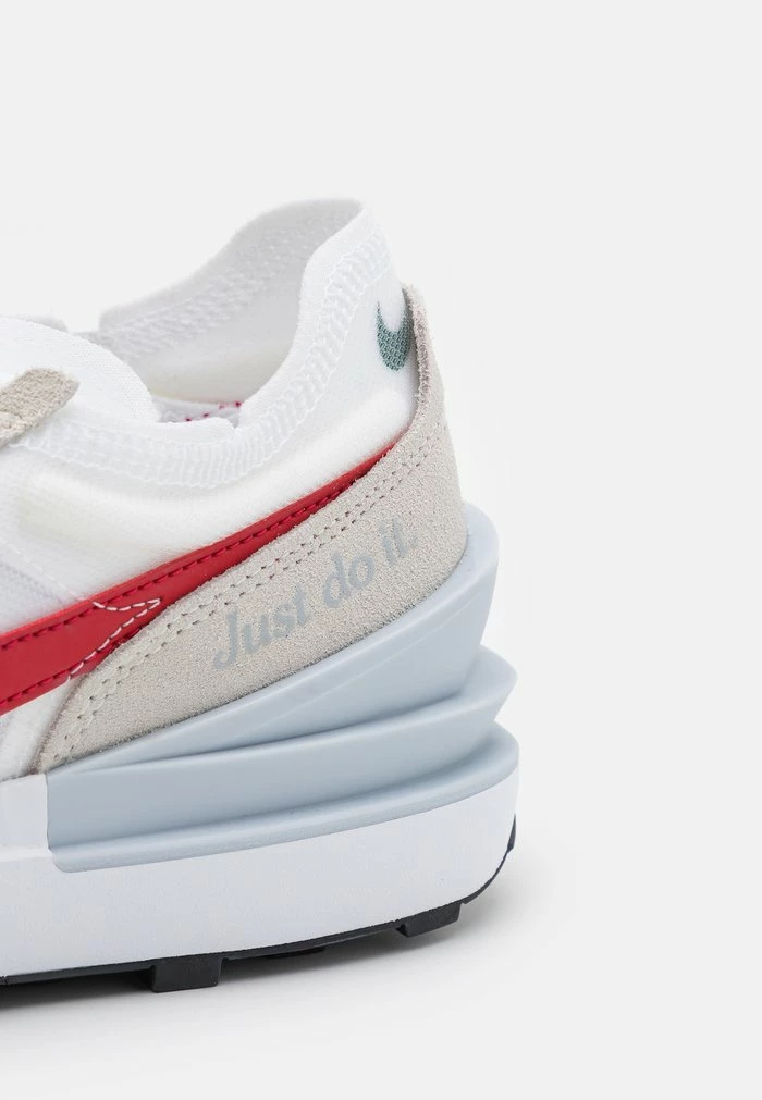 Nike Sportswear WAFFLE ONE - Trainers - White/university Red/noble Green/metallic Silver/black/summit White - Image 6