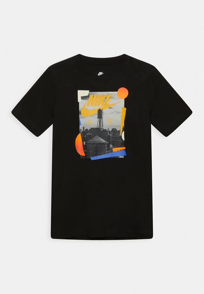 Nike Sportswear TEE PHOTO UNISEX - Print T-shirt - Black
