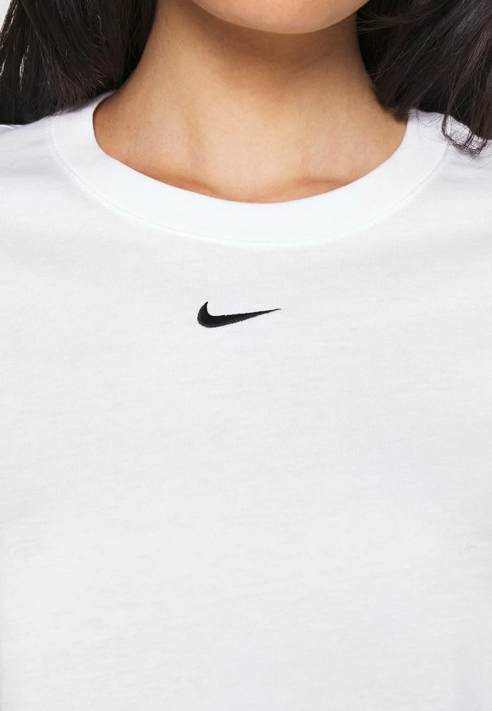 Nike Sportswear ESSNTL CREW LBR - Basic T-shirt - White/black - Image 6