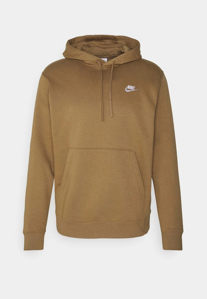Nike Sportswear CLUB HOODIE - Hoodie - Driftwood/white