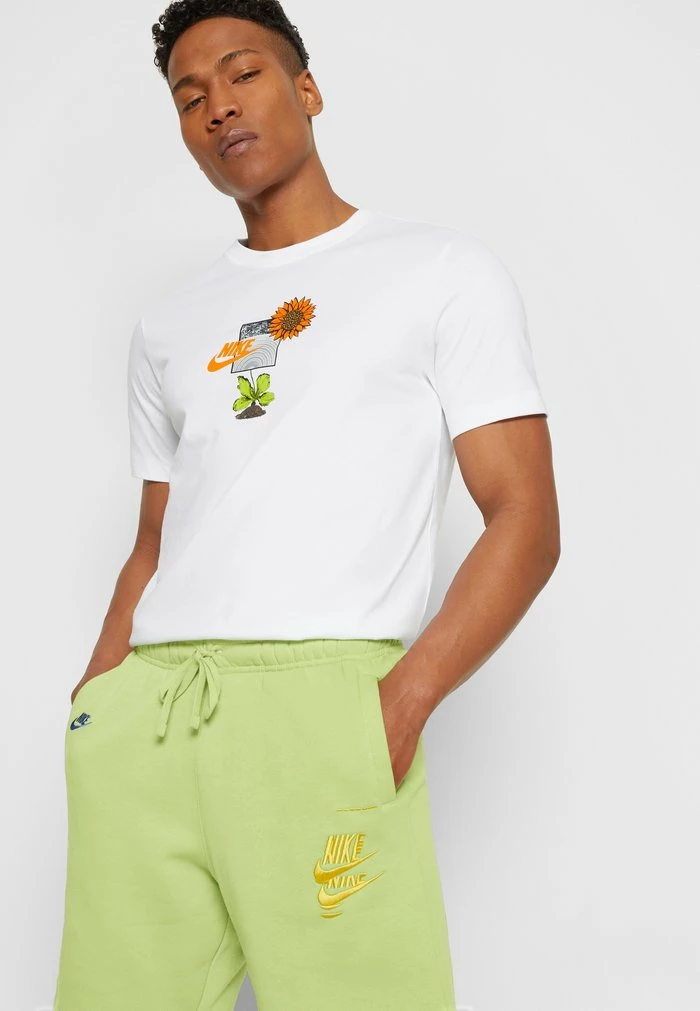 Nike Sportswear Shorts - Vivid Green/medium Blue - Image 6