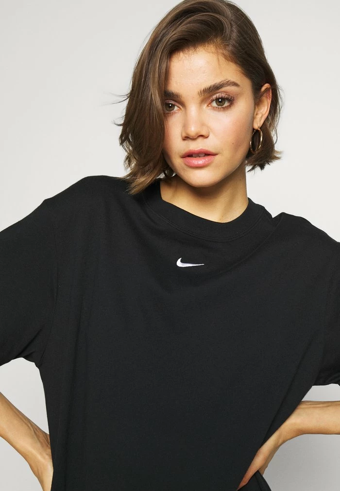 Nike Sportswear Jersey Dress - Black/white - Image 5