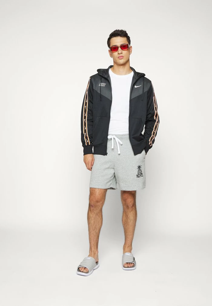 Nike Sportswear Shorts - Dark Grey Heather/white/black - Image 2