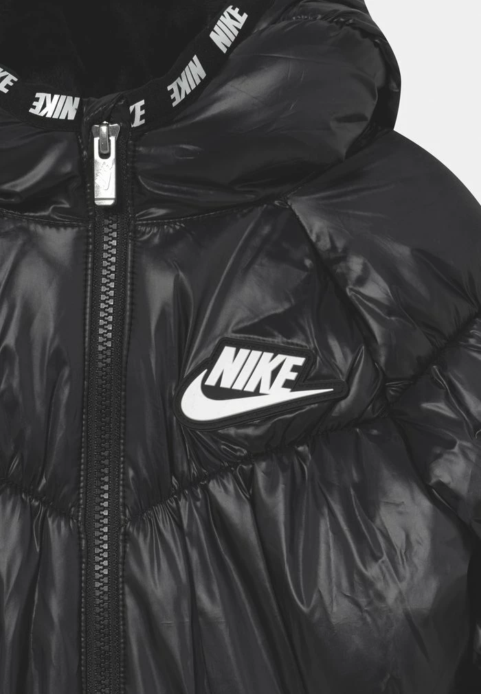 Nike Sportswear CHEVRON CINCHED PUFFER - Winter Jacket - Black - Image 3