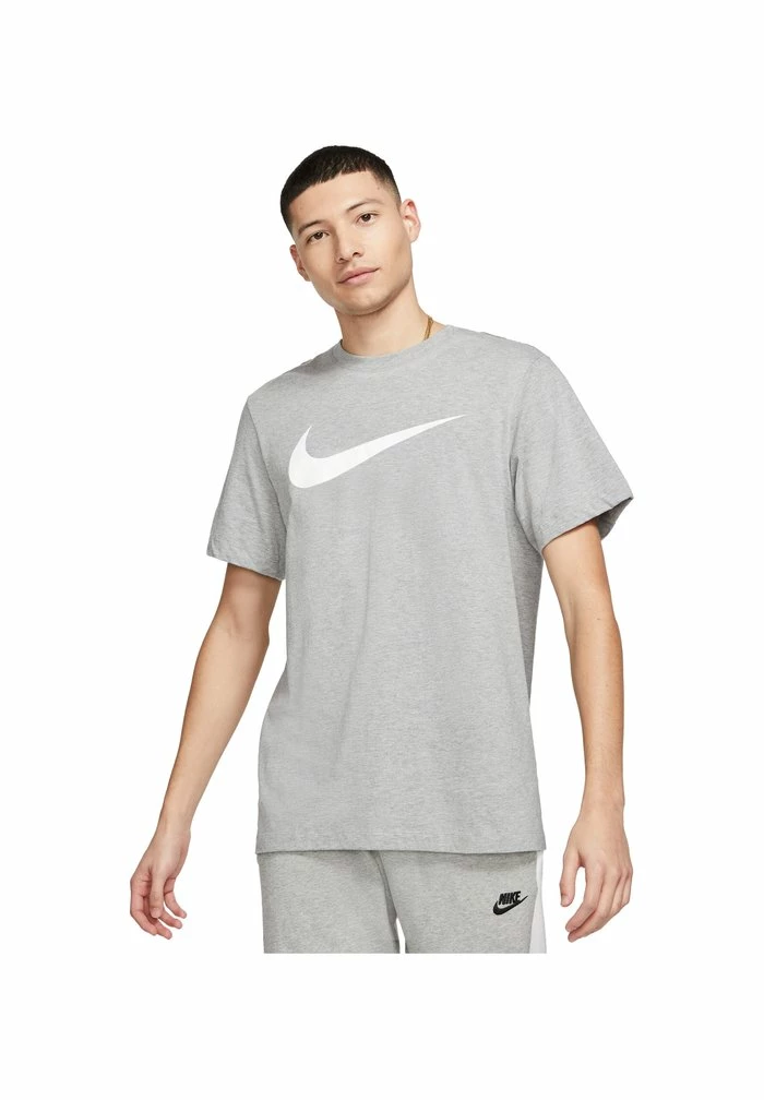 Nike Sportswear TEE ICON - Print T-shirt - Grauweiss