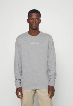 Nike Sportswear CORE TEE - Long Sleeved Top - Dark Grey Heather